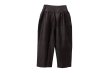 画像1: Wide Belt Pants（BK） (1)