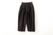 画像2: Wide Belt Pants（BK） (2)