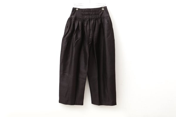 画像2: Wide Belt Pants (BK) (2)