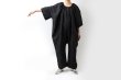 画像18: 別注!! Khadi Silk Wide Overalls (BK) (18)