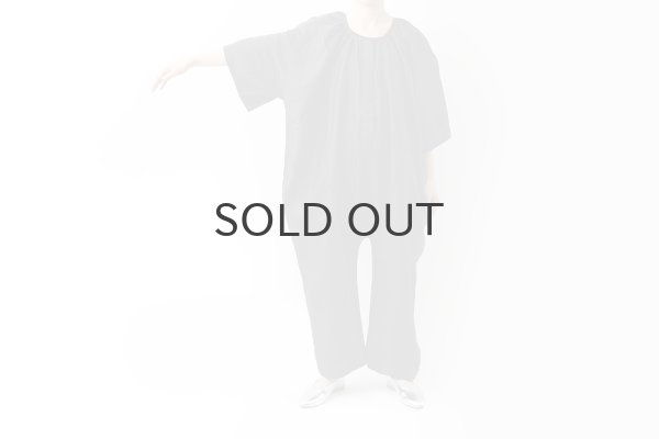 画像18: 別注!! Khadi Silk Wide Overalls (BK) (18)