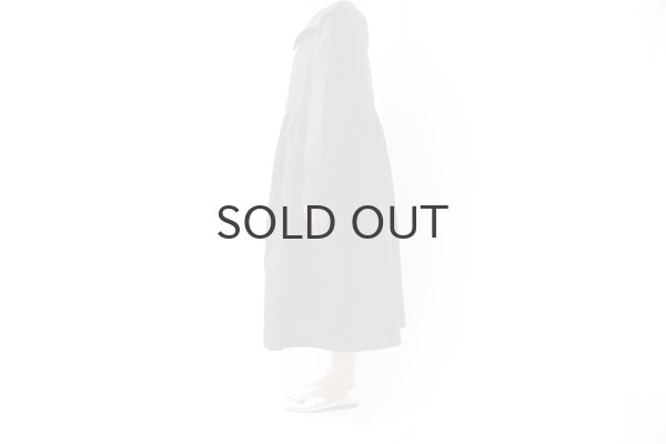 画像13: 別注!! Khadi Silk Tuck Dress (BK) (13)