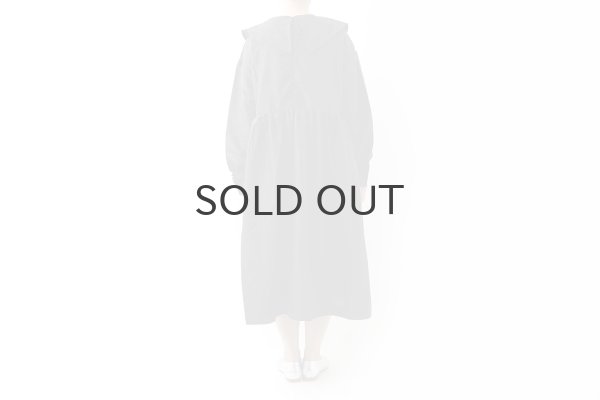 画像14: 別注!! Khadi Silk Tuck Dress (BK) (14)