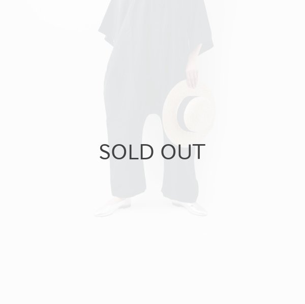 画像26: 別注!! Khadi Silk Wide Overalls (BK) (26)