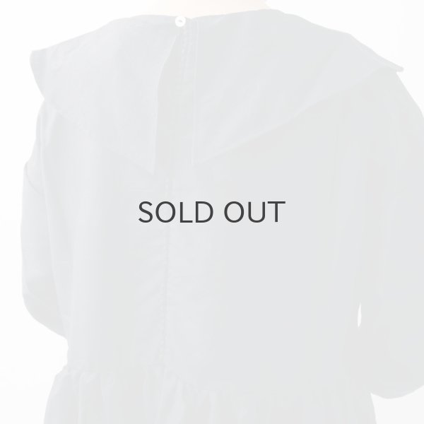 画像19: 別注!! Khadi Silk Tuck Dress (BK) (19)