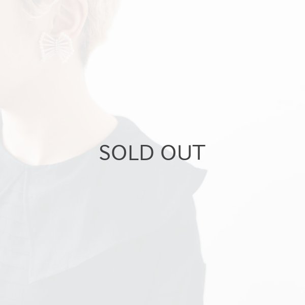 画像18: 別注!! Khadi Silk Tuck Dress (BK) (18)