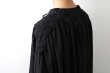 画像18: Khadi Cotton Silk Plenty Gather Dress (BK) (18)