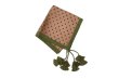 画像1: Khadi Silk Polka dots Print Tassel Scarf (C.BR) (1)