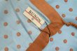 画像5: Khadi Silk Polka dots Print Tassel Scarf (DBL) (5)