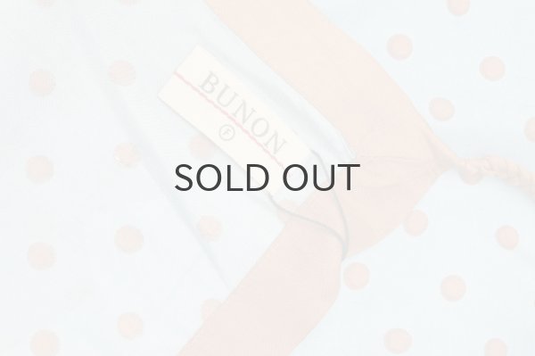 画像5: Khadi Silk Polka dots Print Tassel Scarf (DBL) (5)