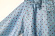 画像9: Khadi Silk Polka dots Print Frill Flare Blouse (DBL) (9)