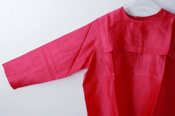 画像4: Khadi Silk Back Button Sailor Blouse (RV) (4)