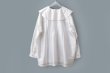 画像2: Khadi Silk Round Collar Over Blouse  (2)