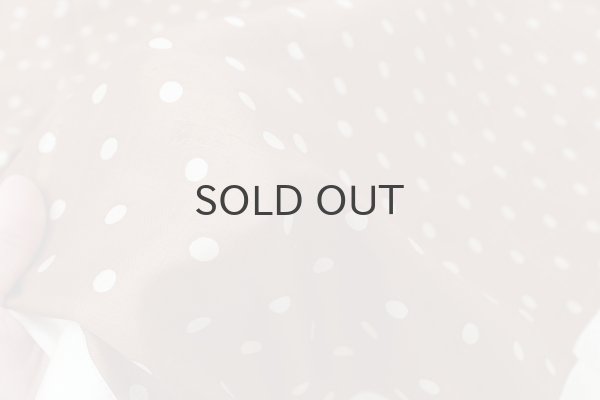 画像4: Khadi Silk Polka dots Print Tassel Scarf (BR) (4)