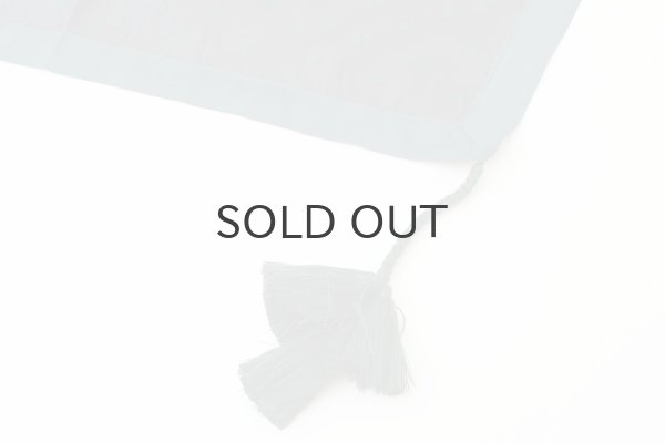 画像3: Khadi Silk Polka dots Print Tassel Scarf (CH) (3)
