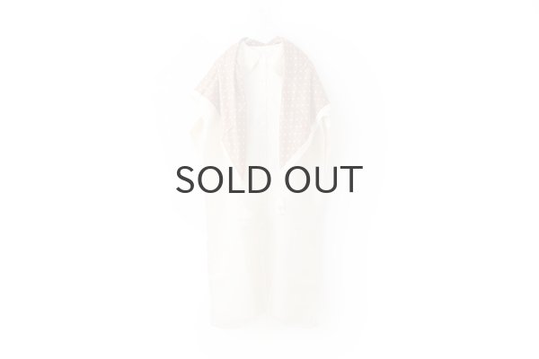 画像7: Khadi Silk Polka dots Print Tassel Scarf (BR) (7)