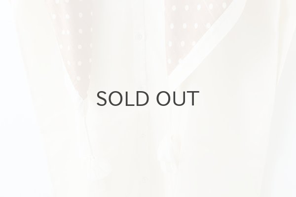 画像9: Khadi Silk Polka dots Print Tassel Scarf (BR) (9)