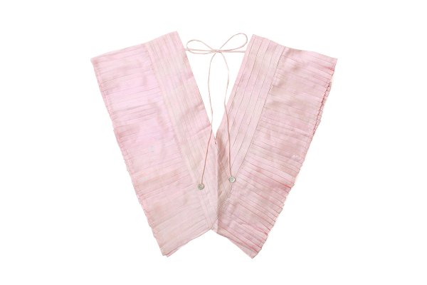 画像2: Khadi Silk Tuck Ruffle Collar (RW) (2)