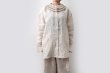 画像10: Khadi Linen Tuck Collar Blouse (CH) (10)
