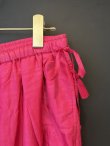 画像3: [30]  Khadi Silk Tuck Gather Balloon Pants (RV) (3)