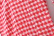 画像9: Khadi Linen Cotton Gingham Check Gingham Ribbon Gilet (RD) (9)