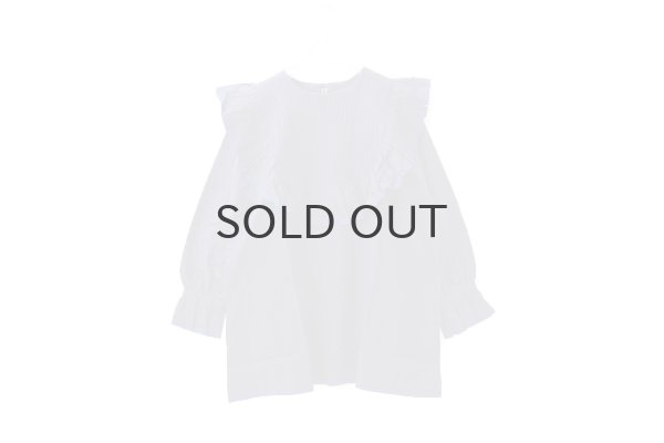 画像1: Khadi Cotton Pintuck Tunic (BL) (1)
