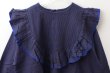 画像2: Khadi Cotton Pintuck Tunic (BL) (2)