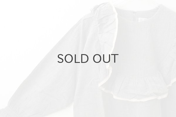 画像5: Khadi Cotton Pintuck Tunic (GY) (5)