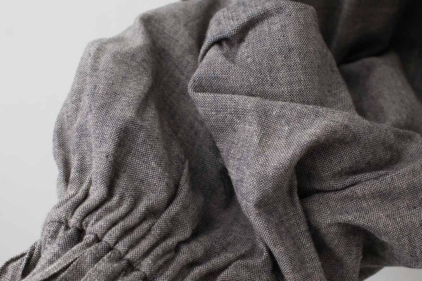 画像3: Khadi Cotton Gather Pants (GY) (3)