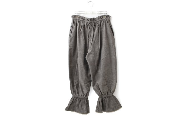 画像5: Khadi Cotton Gather Pants (GY) (5)