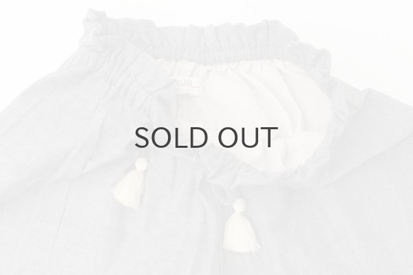 画像7: Khadi Cotton Gather Pants (GY) (7)
