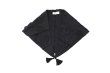 画像1: Khadi Silk Flower Scarf (BK) (1)