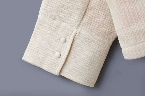画像12: Khadi Wool Ribbon Raglan Jacket (EC) (12)