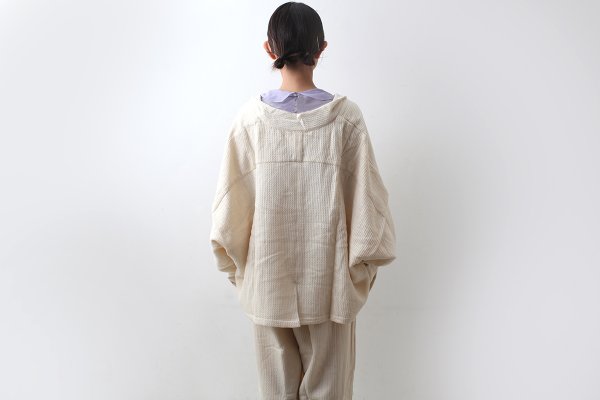 画像17: Khadi Wool Ribbon Raglan Jacket (EC) (17)