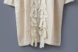 画像5: Khadi Wool Waffle Ribbon Wide Coat (EC) (5)