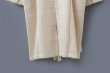 画像7: Khadi Wool Waffle Ribbon Wide Coat (EC) (7)