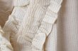 画像5: Khadi Wool Waffle Frill Gilet (EC) (5)