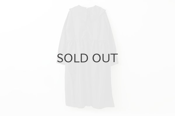 画像21: 別注!! Khadi Silk Tuck Dress (BK) (21)