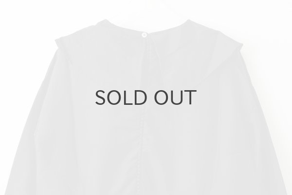 画像10: 別注!! Khadi Silk Tuck Dress (BK) (10)