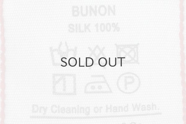 画像20: 別注!! Khadi Silk Tuck Dress (BK) (20)