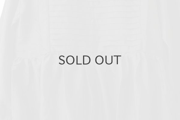 画像5: 別注!! Khadi Silk Tuck Dress (BK) (5)