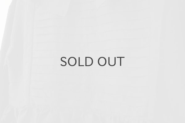 画像6: 別注!! Khadi Silk Tuck Dress (BK) (6)