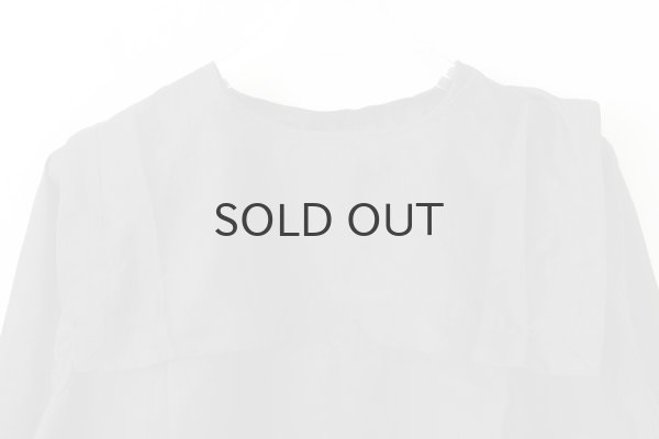 画像3: Khadi Silk Back Button Sailor Blouse (BK) (3)