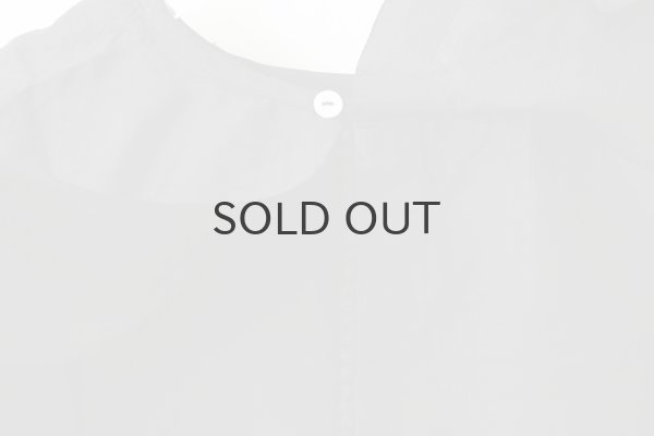 画像10: Khadi Silk Back Button Sailor Blouse (BK) (10)