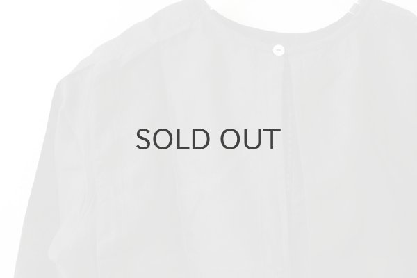 画像9: Khadi Silk Back Button Sailor Blouse (BK) (9)