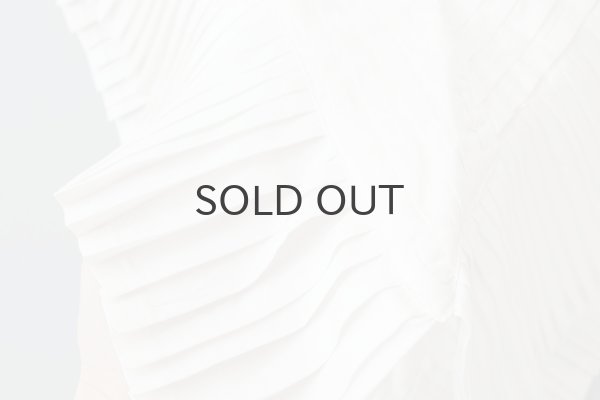 画像5: Khadi Silk Tuck Ruffle Collar (WH) (5)