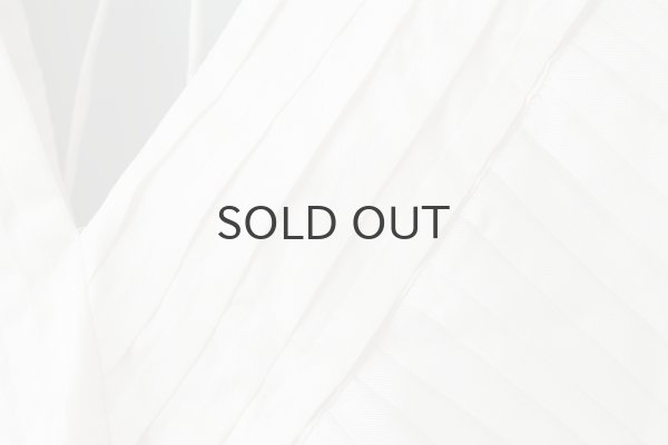 画像4: Khadi Silk Tuck Ruffle Collar (WH) (4)