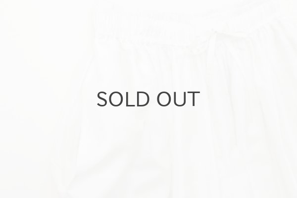 画像5: Gather Tuck Skirt (WH) (5)