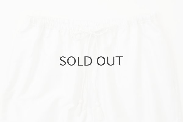 画像3: Khadi Silk Hem Tuck Pants (WH) (3)