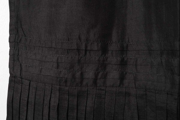 画像9: Khadi Silk Hem Tuck Pants (BK) (9)